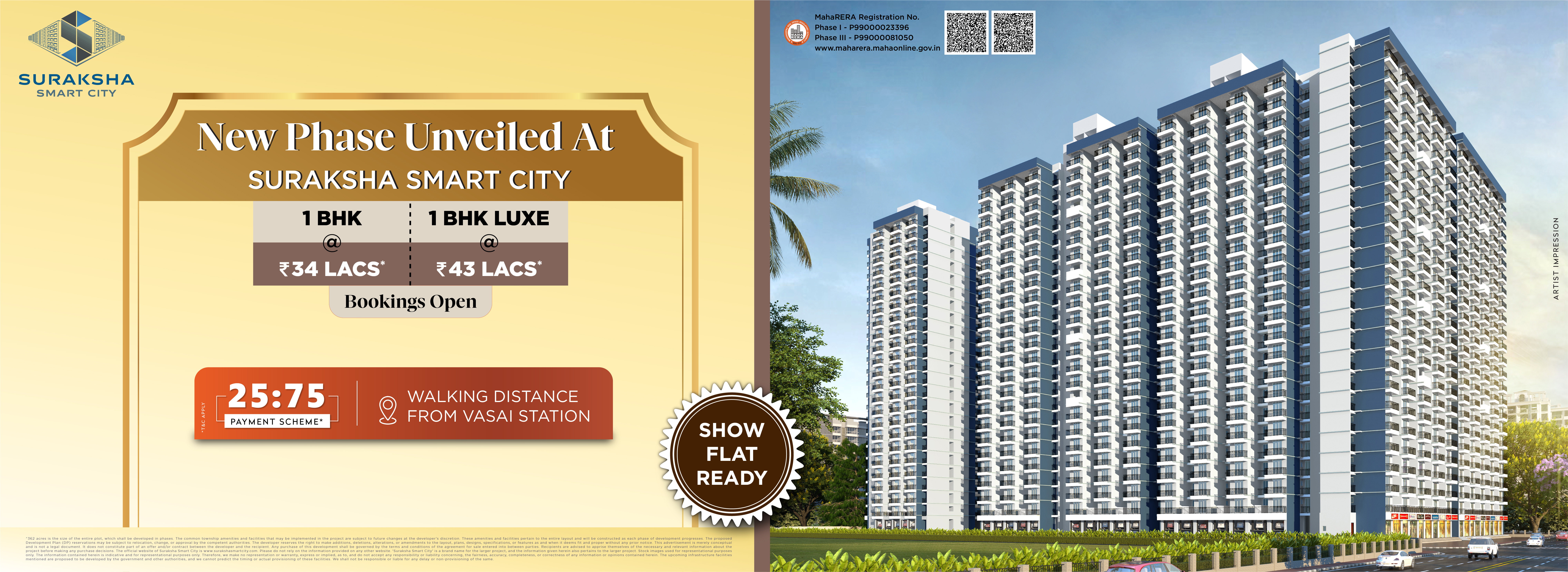 Suraksha Smart City - Premium Township in Vasai